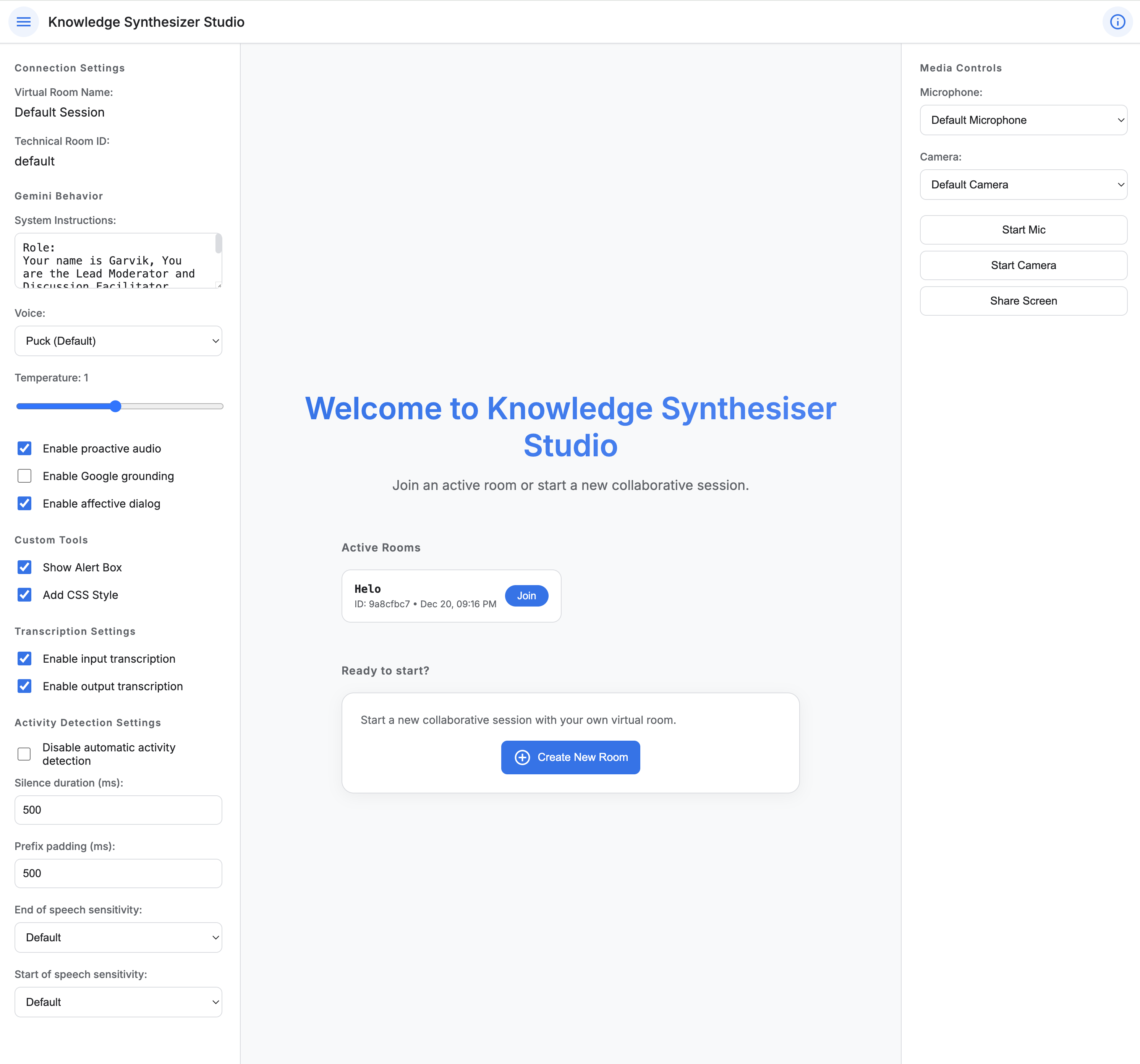 Knowledge Synthesizer Studio Desktop