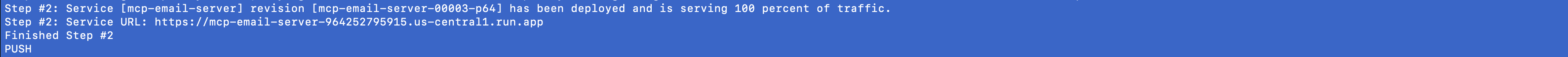 MCP Email Server Deployment